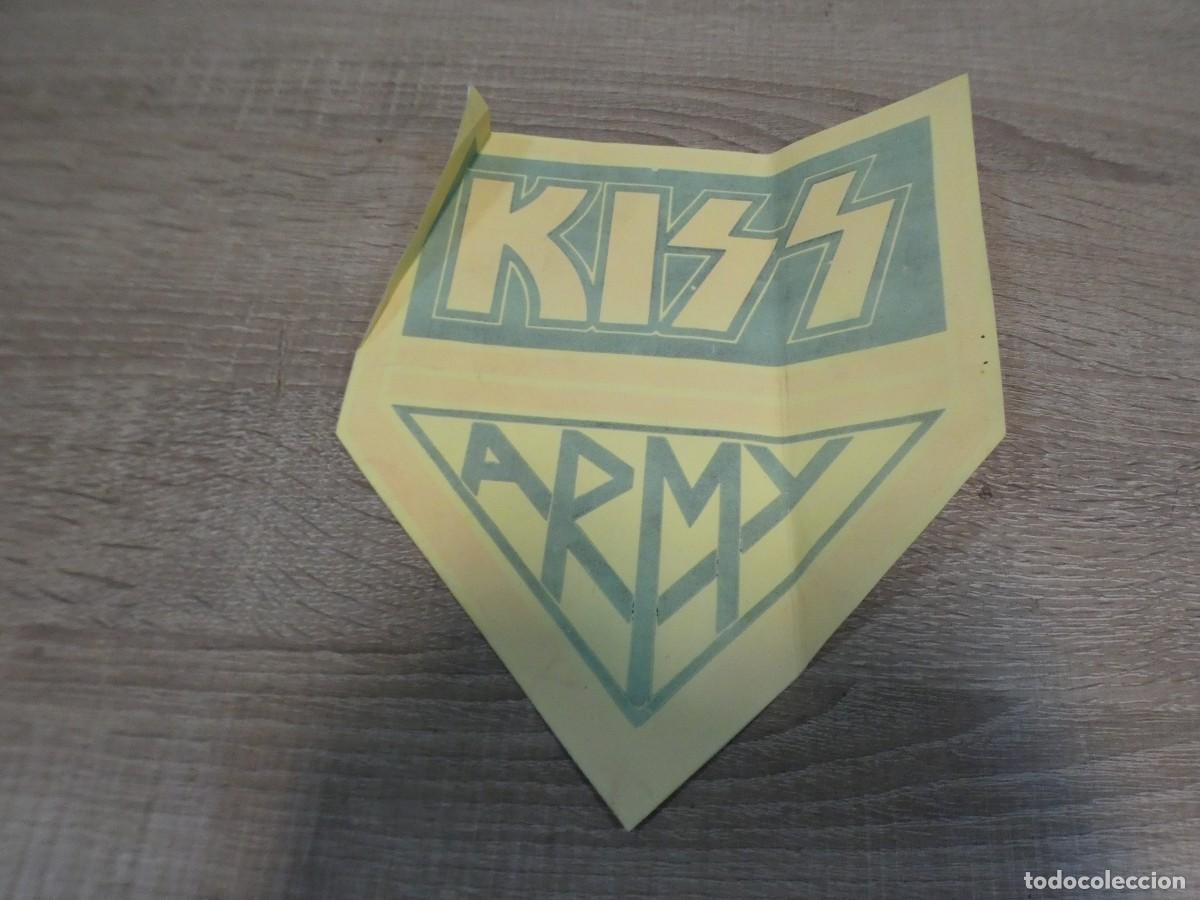 Magazines de musique: ARKANSAS1980 MUSICA ESTADO OK PEGATINA ORIG USA 1977? KISS ARMY DESCOLORIDA