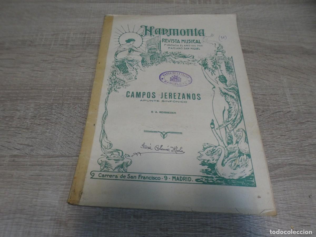 Magazines de musique: ARKANSAS1980 MUSICA ESTADO OK REVISTA MUSICAL HARMONIA PARTITURA CAMPOS JEREZANOS ADHESIVO LOMO