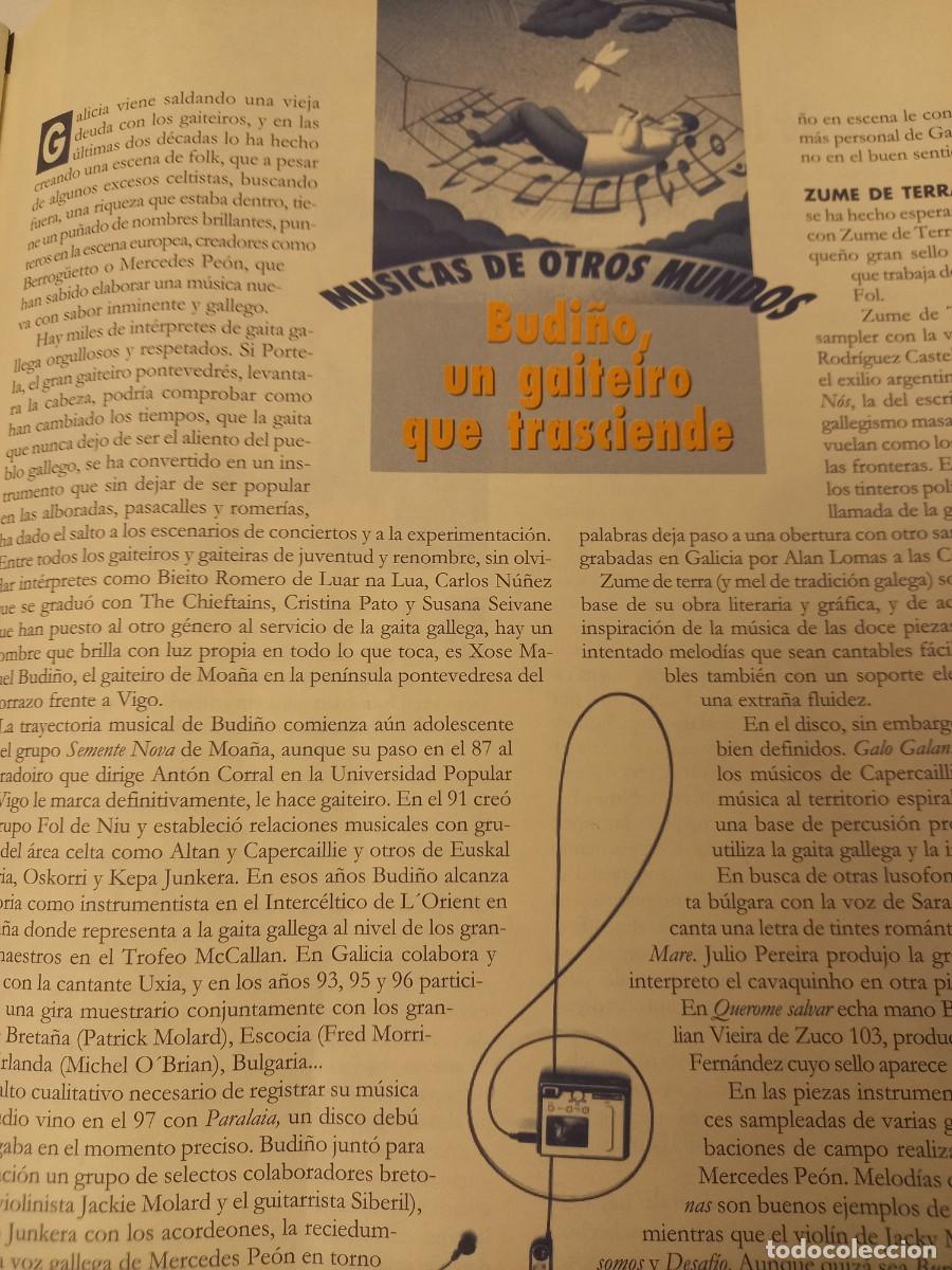 Music magazines: FOLK GALLEGO: XOS&Eacute; MANUEL BUDI&Ntilde;O, EL GAITERO DE MOA&Ntilde;A. EXTRA&Iacute;DO DE HIKA NOVIEMBRE 2004