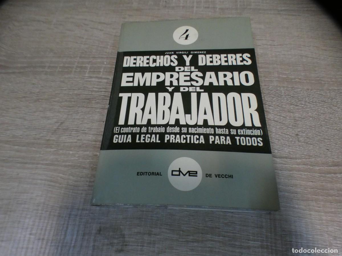 Magazines de musique: ARKANSAS1980 MANUALES ESTADO OK DERECHOS Y DEBERES DEL EMPRESARIO Y TRABAJADOR E DE VICCHI 1973