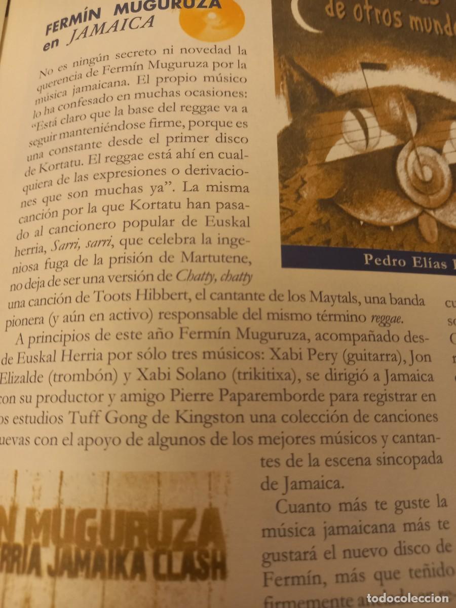 Music magazines: FERM&Iacute;N MUGURUZA PUBLICA EUSKAL HERRIA JAMAIKA CLASH. EXTRA&Iacute;DO DE HIKA MAYO 2006