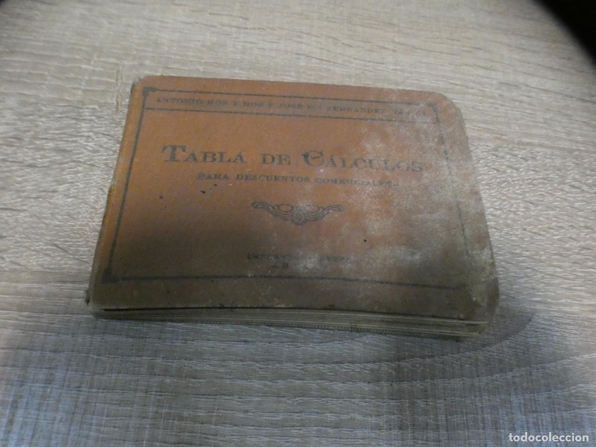 Magazines de musique: ARKANSAS1980 MANUALES ESTADO OK TABLA DE CALCULOS PARA DESCUENTOS COMERCIALES 1925 TAPA SOLTANDOSE
