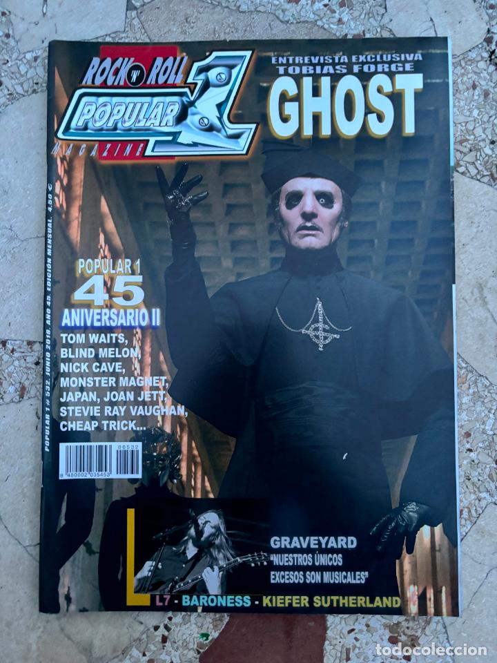Revistas de m&uacute;sica: POPULAR 1 N&ordm; 532. GHOST. TOM WAITS. BLIND MELON. NICK CAVE. MONSTER MAGNET. JOAN JETT. CHEAP TRICK.
