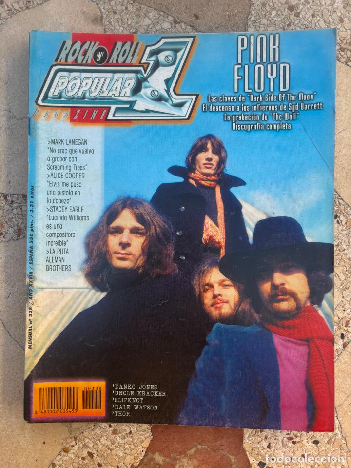 Revistas de m&uacute;sica: POPULAR 1 N&ordm; 338. PINK FLOYD. MARK LANEGAN. ALICE COOPER. STACEY EARLE. ALLMAN BROTHERS.
