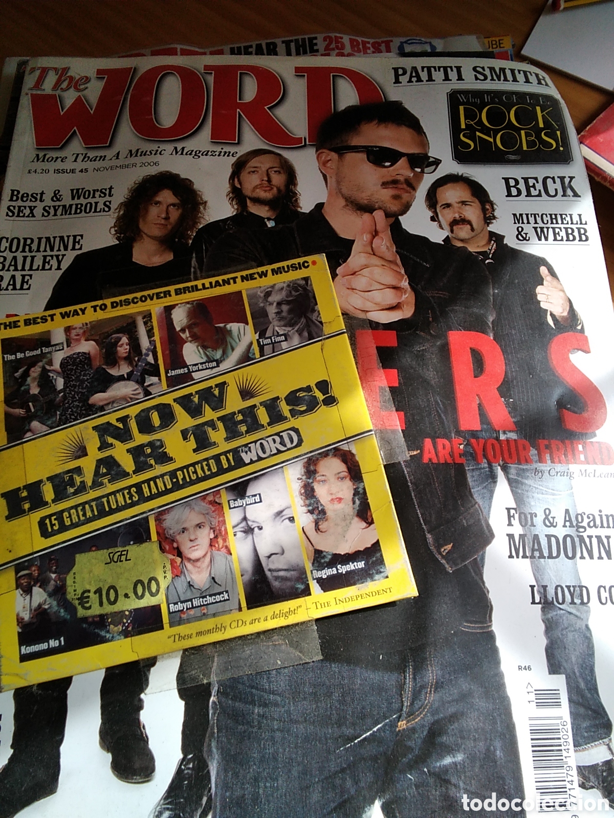 Magazines de musique: The Word revista m&uacute;sica inglesa a&ntilde;o 2006 noviembre Killers incluye cd