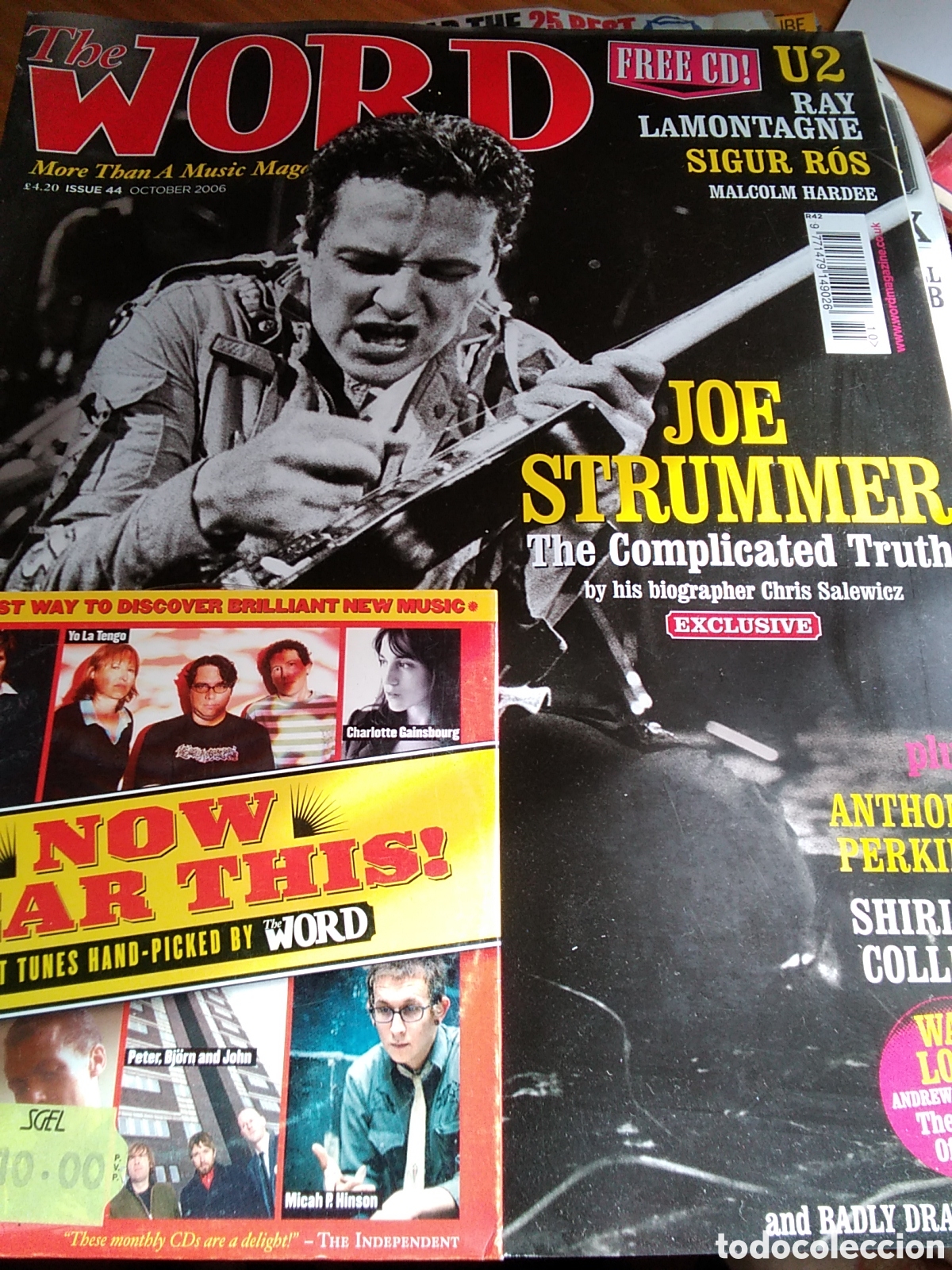 Magazines de musique: The Word revista m&uacute;sica inglesa a&ntilde;o 2006 octubre Joe strummer incluye cd