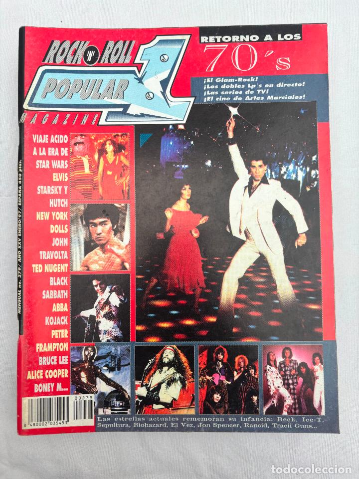Revistas de m&uacute;sica: POPULAR 1 N&ordm; 279. ELVIS. STAR WARS. BLACK SABBATH. KOJACK. PETER FRAMPTON. ALICE COOPER. BONEY M.
