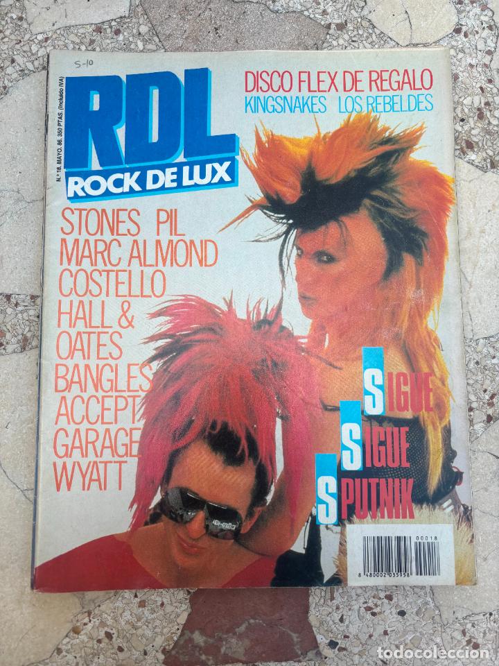 Revistas de m&uacute;sica: ROCK DE LUX N&ordm; 18. STONES. CODTELLO. SPUTNIK. ROBERT WYATT. BANGLES