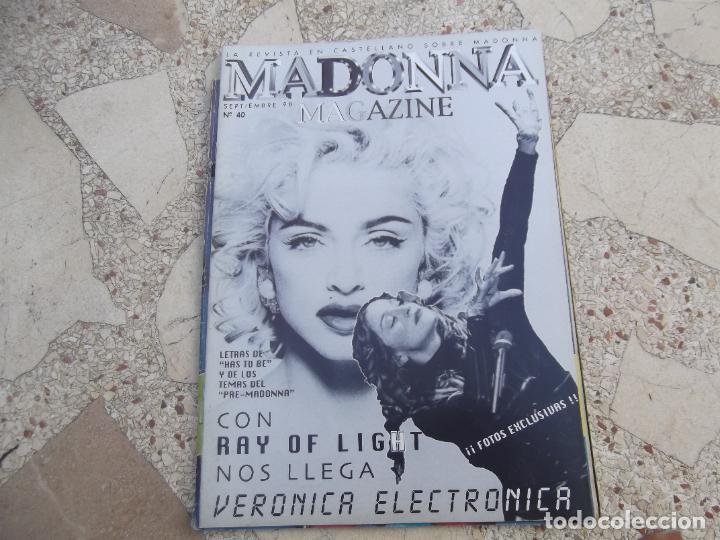 Revistas de m&uacute;sica: madonna magazine n&ordm; 40, fotos exclusivas, la revista en castellano sobre madonna, 50 fotos b/n
