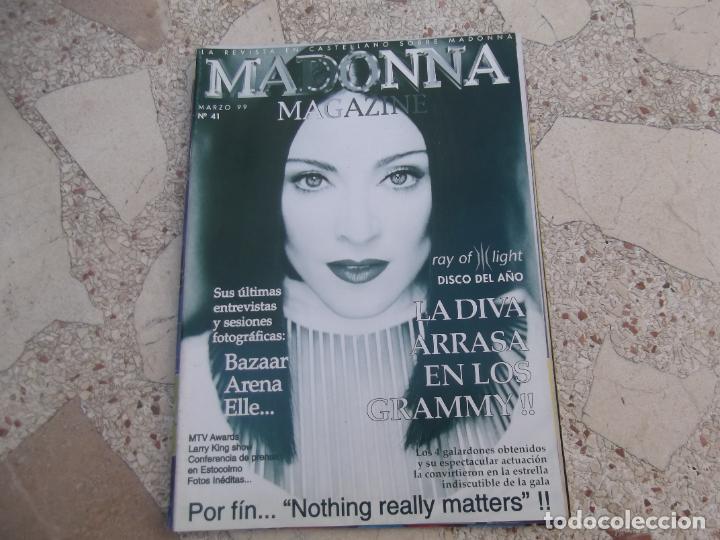 Revistas de m&uacute;sica: madonna magazine n&ordm; 41, fotos exclusivas, la revista en castellano sobre madonna, 50 fotos b/n