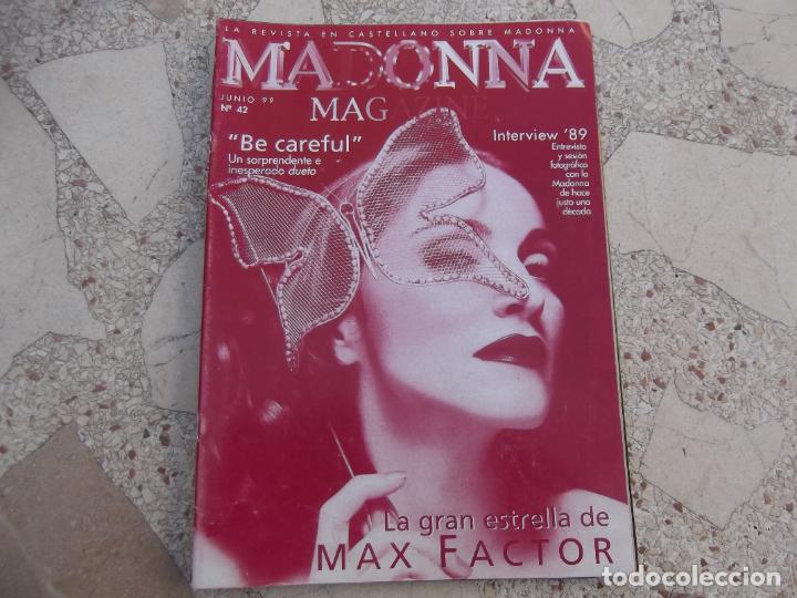 Revistas de m&uacute;sica: madonna magazine n&ordm; 42, fotos exclusivas, la revista en castellano sobre madonna, 50 fotos b/n