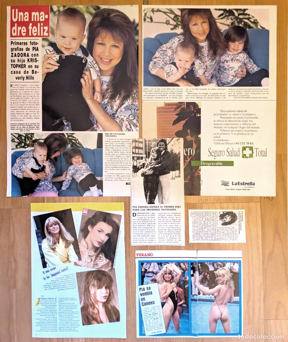 Magazines de musique: PIA ZADORA lote prensa europe magazine clippings 1980s sexy photos singer butterfly actress