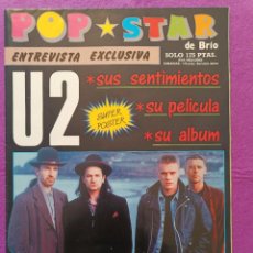 Revistas de música: REVISTA POP STAR ENTREVISTA EXCLUSIVA U2 SUPER POSTER VER FOTOS
