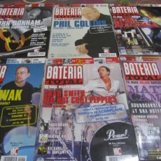 Revistas de música: BATERIA TOTAL,6 REVISTAS,LED ZEPPELIN,PHIL COLLINS,RED HOT CHILI PEPPERS,PEARL JAM,KORN,MAX WEINBERG