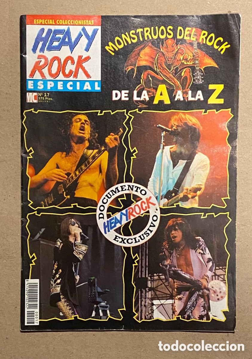 Music magazines: HEAVY ROCK ESPECIAL N&deg; 17 MONSTRUOSO DEL ROCK DE LA A A LA Z.