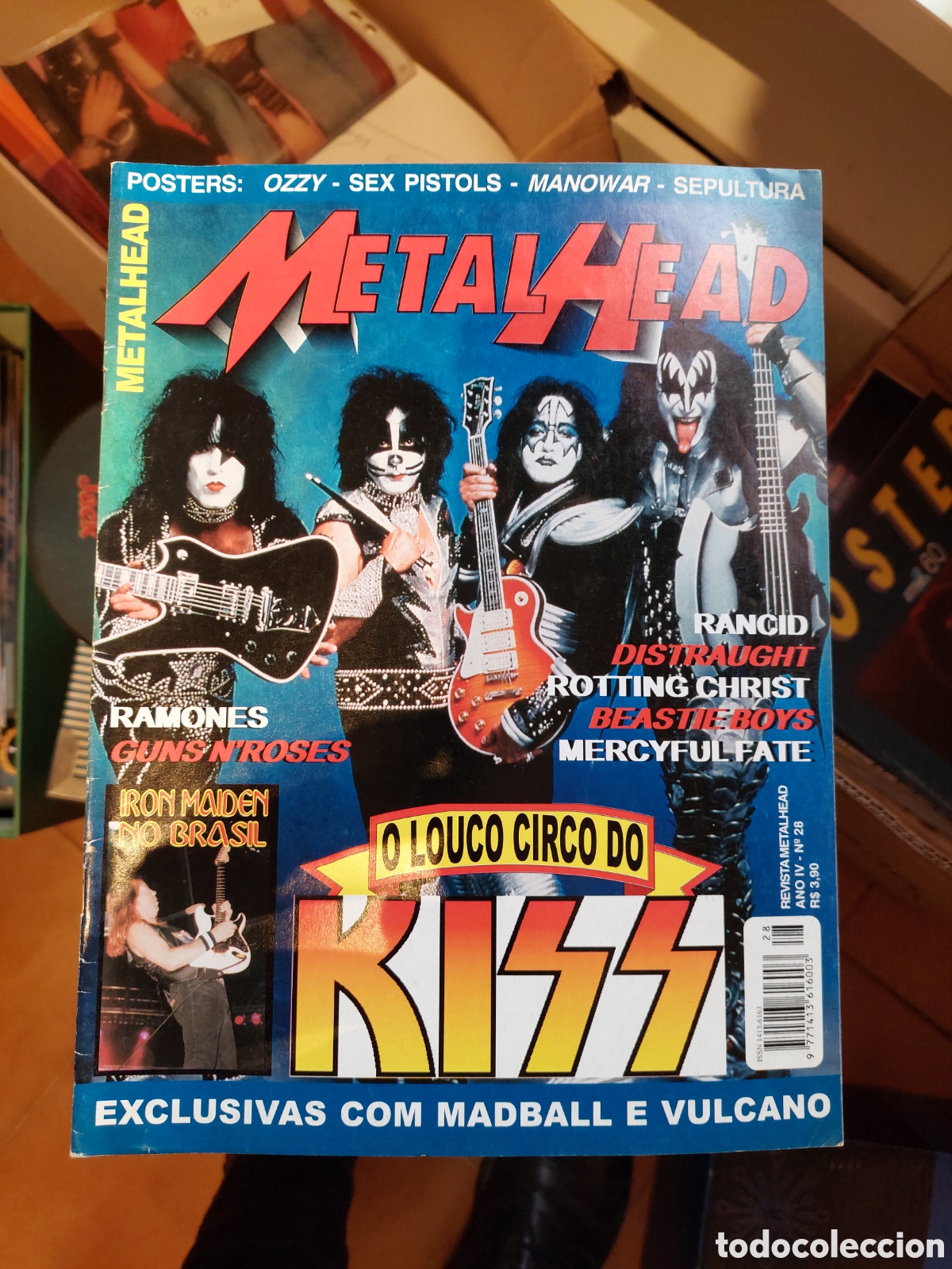 metal head revista brasil, nr 28 kiss ramones i - Buy Antique music  magazines, manuals and courses on todocoleccion