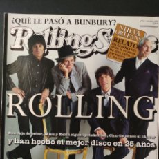 Revistas de música: REVISTA ROLLING STONE. ROLLING STONES, BUNBURY, LOS PLANETAS,