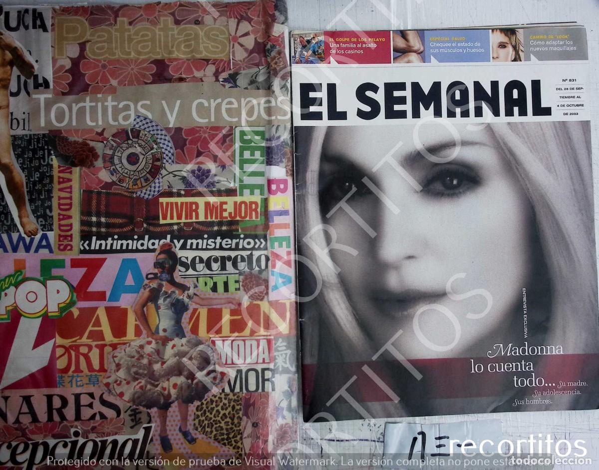 Musikzeitschriften: REVISTA EL SEMANAL MADONNA MISS MANA
