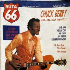 Revistas de música: RUTA 66, Nº 22 OCTUBRE 1987. CHUCK BERRY, TAV FALCO, GRATEFUL DEAD, MOE TUCKER... REVISTA