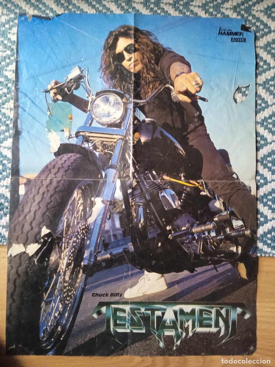 Revistas de m&uacute;sica: POSTER - DIO - TESTAMENT - HEAVY - Foto 2
