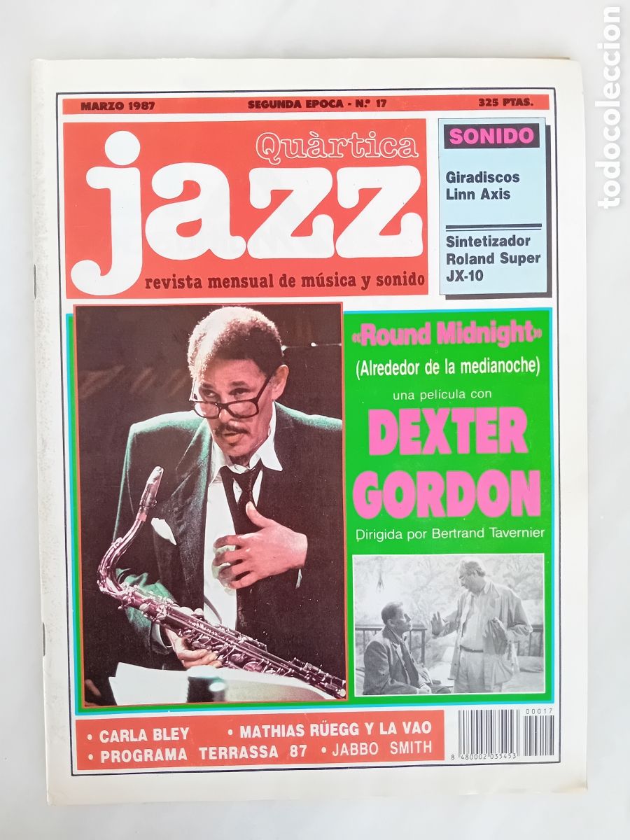 Magazines de musique: revista jazz 1987 dexter gordon