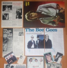 Revistas de música: THE BEE GEES LOTE PRENSA SPAIN MAGAZINE CLIPPINGS 1970S/00S PHOTOS ANDY BARRY MAURICE GIBB
