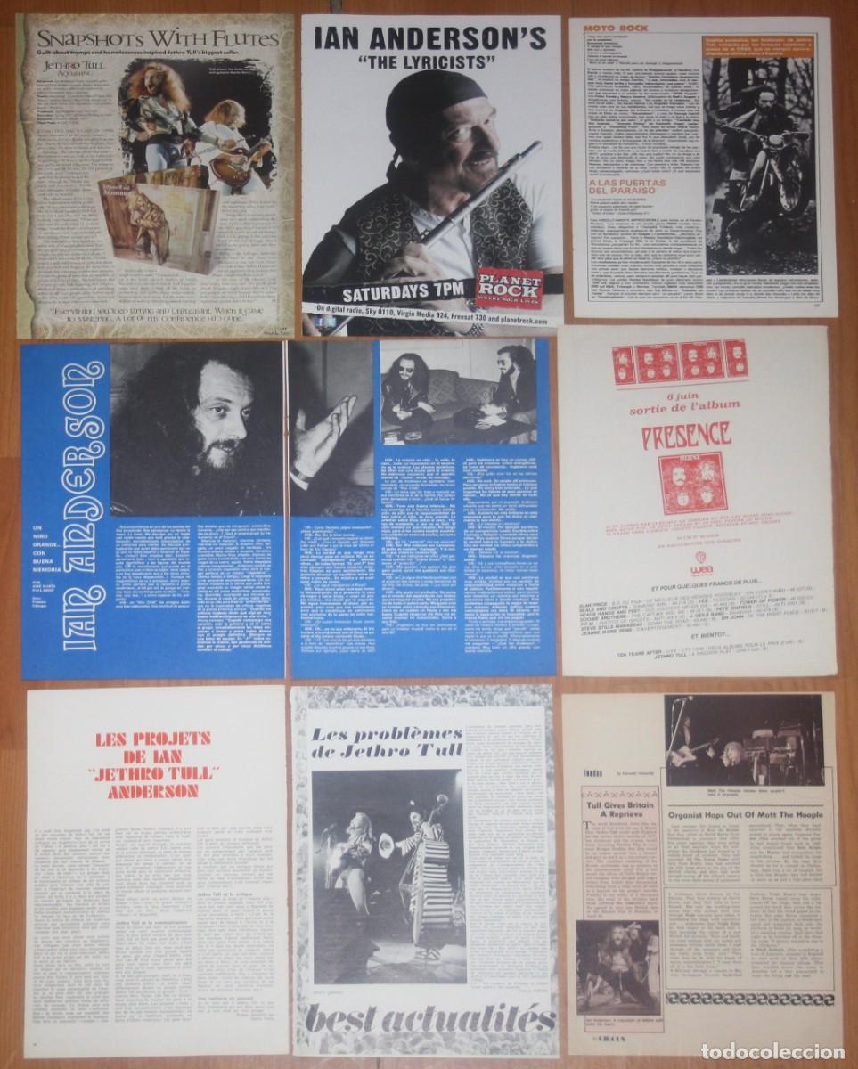 Music magazines: JETHRO TULL lote prensa magazine articles 1970s/00s clippings photos Ian Anderson