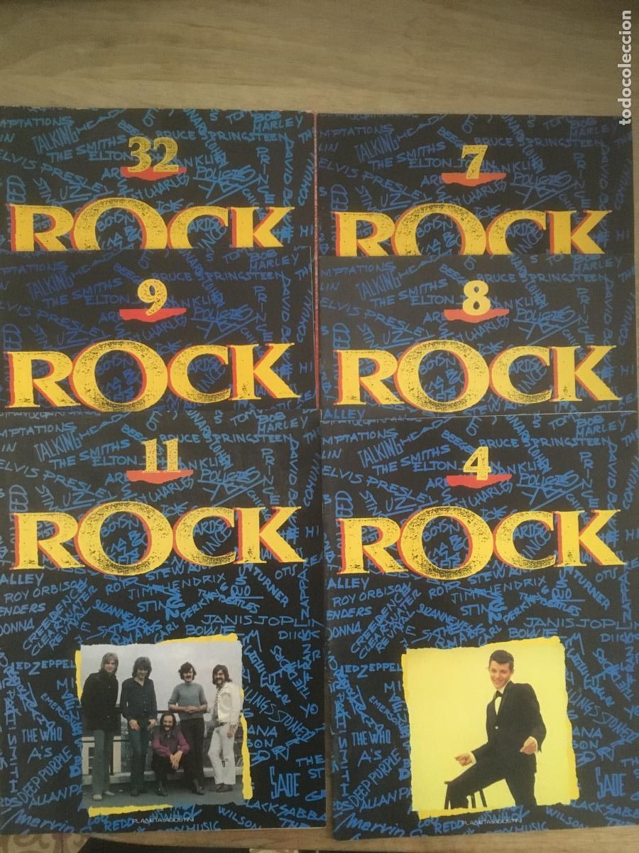 Magazines de musique: rock 6 fasciculos