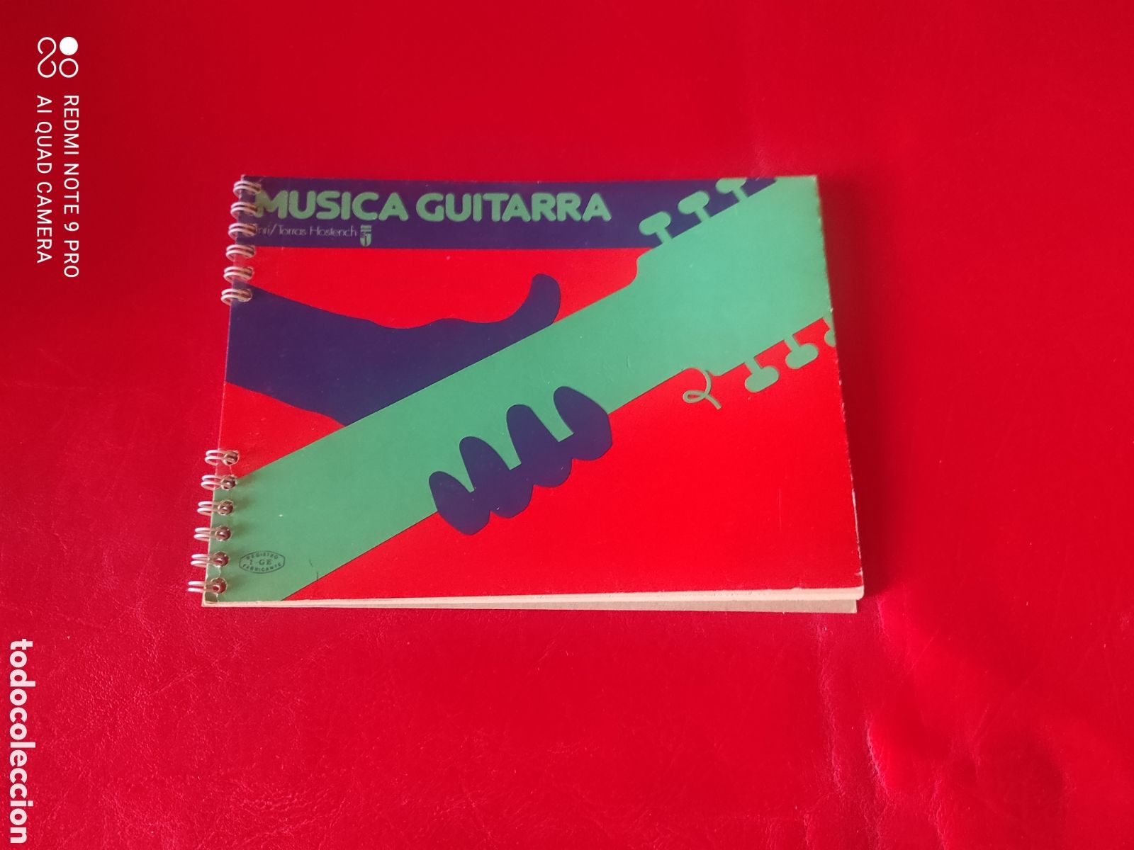 Magazines de musique: Antiguo cuaderno de m&uacute;sica cuaderno de guitarra, sin usar