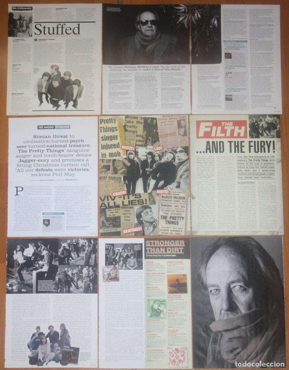 Magazines de musique: THE PRETTY THINGS lote prensa magazine clippings articles 1960s photos UK rock Phil May