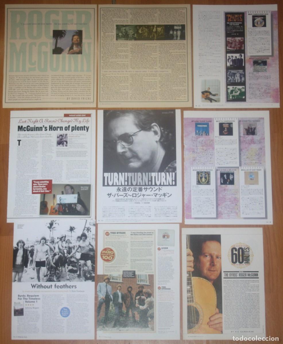 Magazines de musique: THE BYRDS lote prensa magazine clippings 1960s photos California LA pop music Roger McGuinn