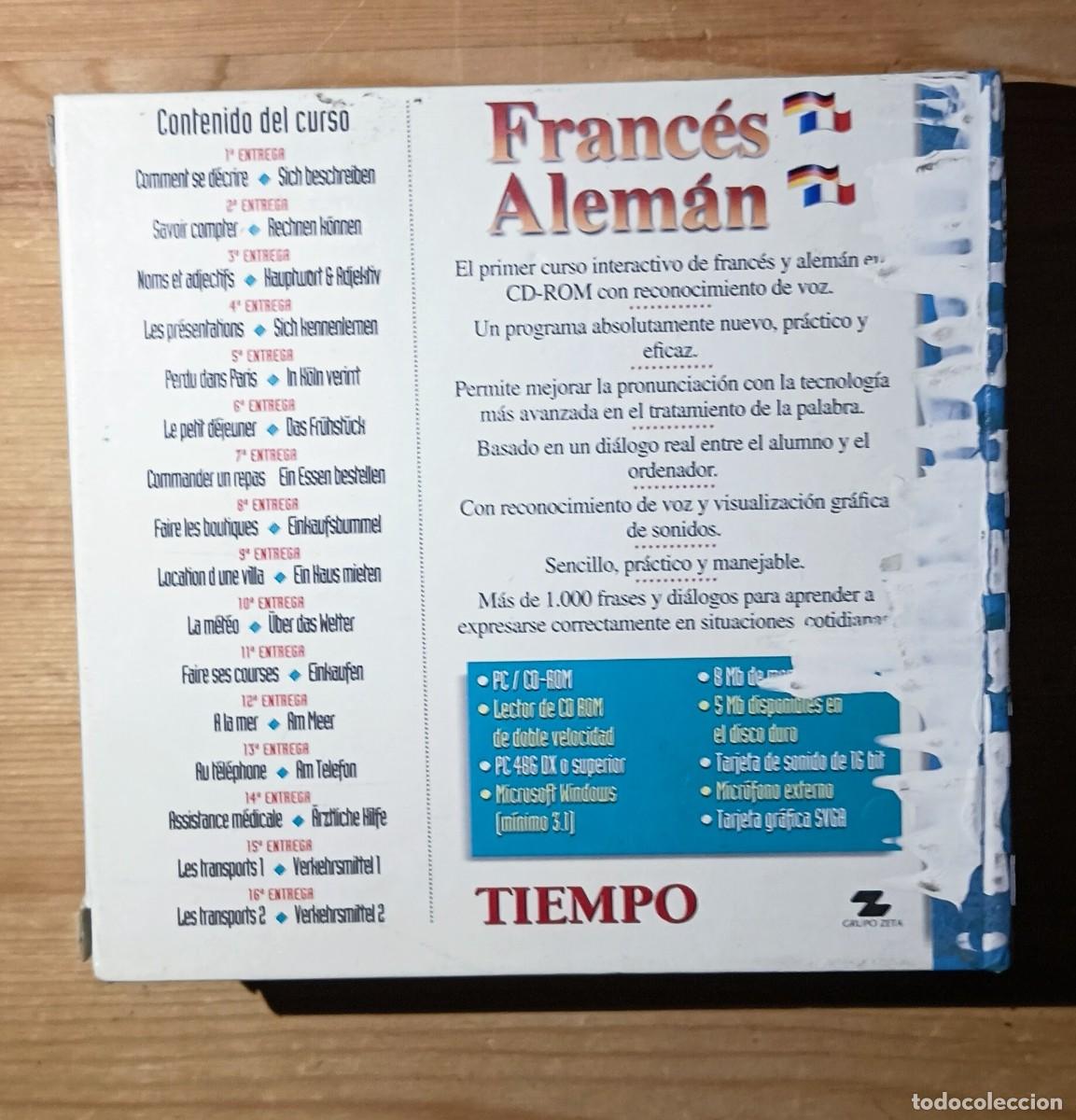 Revistas de m&uacute;sica: CD ROM. CURSO DE FRANC&Eacute;S Y ALEM&Aacute;N. - Foto 5