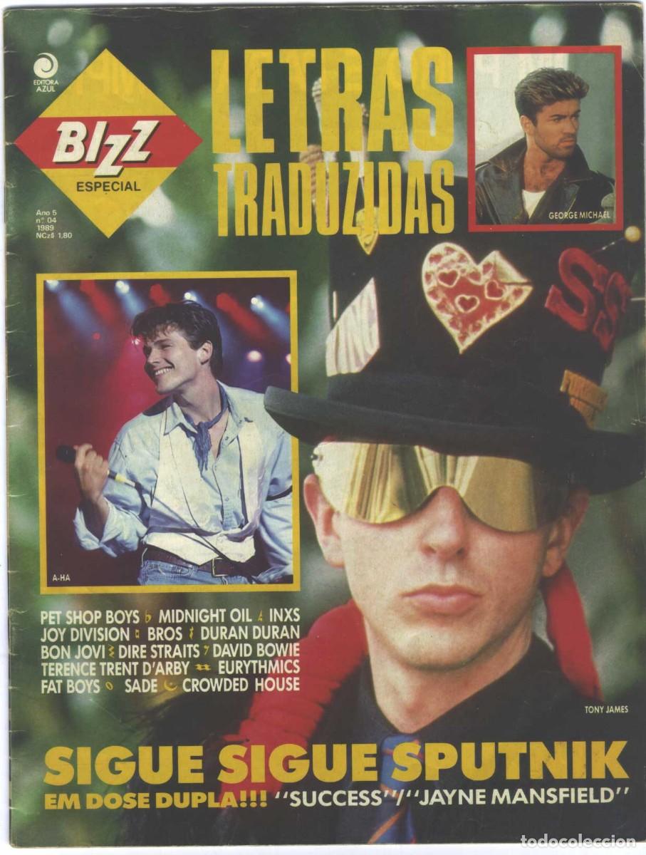 Magazines de musique: SIGUE SIGUE SPUTNIK George Michael Aha Revista Letras Traduzidas Brasil 1985