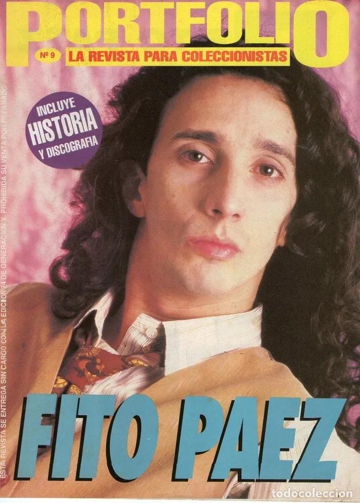 Music magazines: (R067) Fito Paez * Revista Portfolio * 1992
