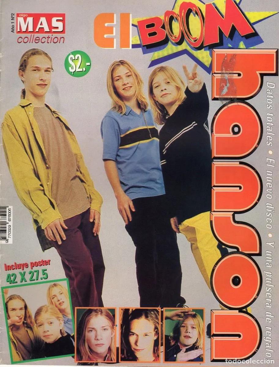 Music magazines: (R306) Hanson * Revista Algo Mas Collection * 1998