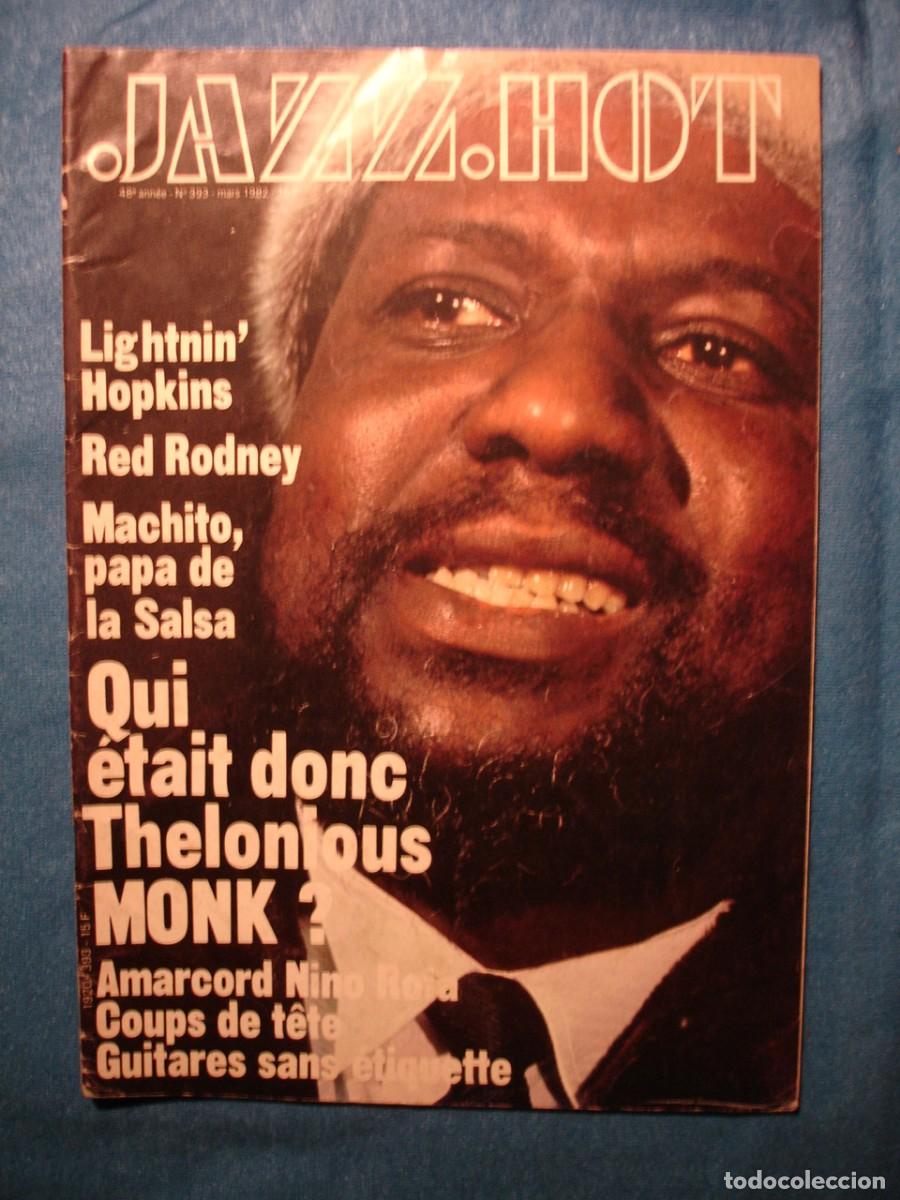 Music magazines: Thelonius Monk Lightnin' Hopkins Revista JAZZ HOT Francia 1982