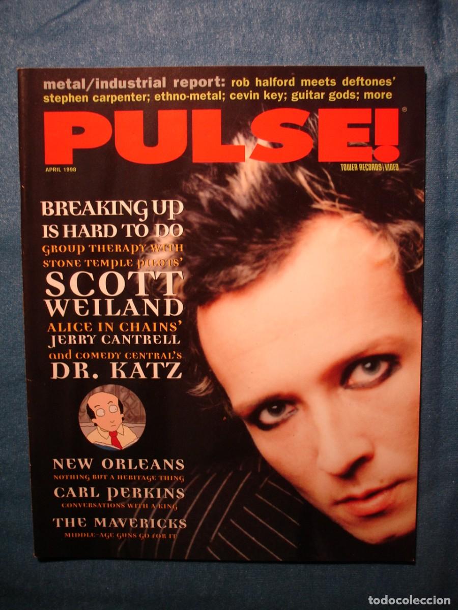 Music magazines: Scott Weiland Rob Halford Revista PULSE USA 1998