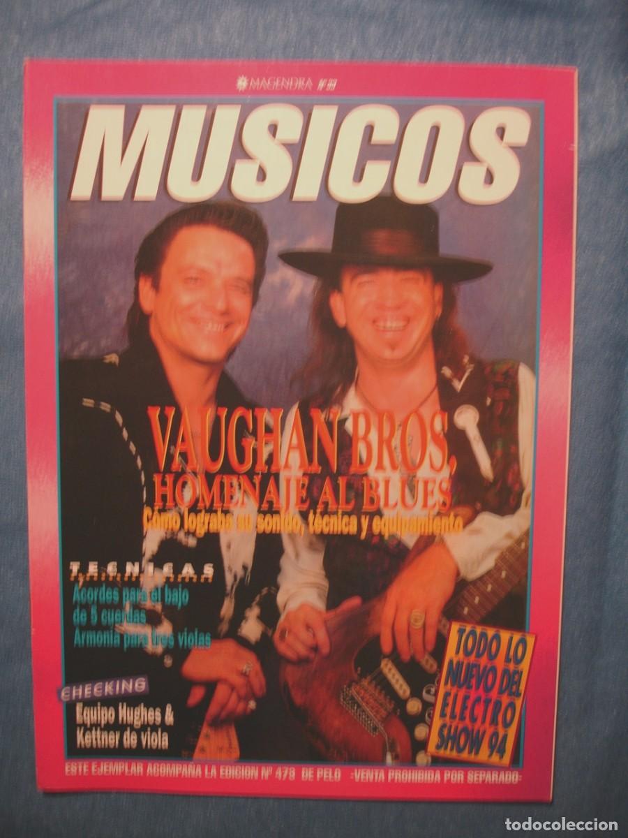 Music magazines: Stevie Ray Vaughan Bros. Revista M&Uacute;SICOS Argentina 1994