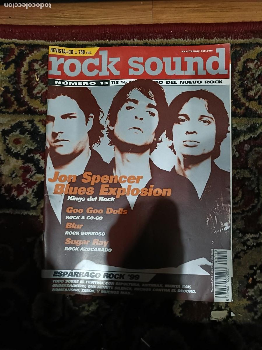 Magazines de musique: REVISTA M&Uacute;SICA ROCK SOUND N&Uacute;MERO 13