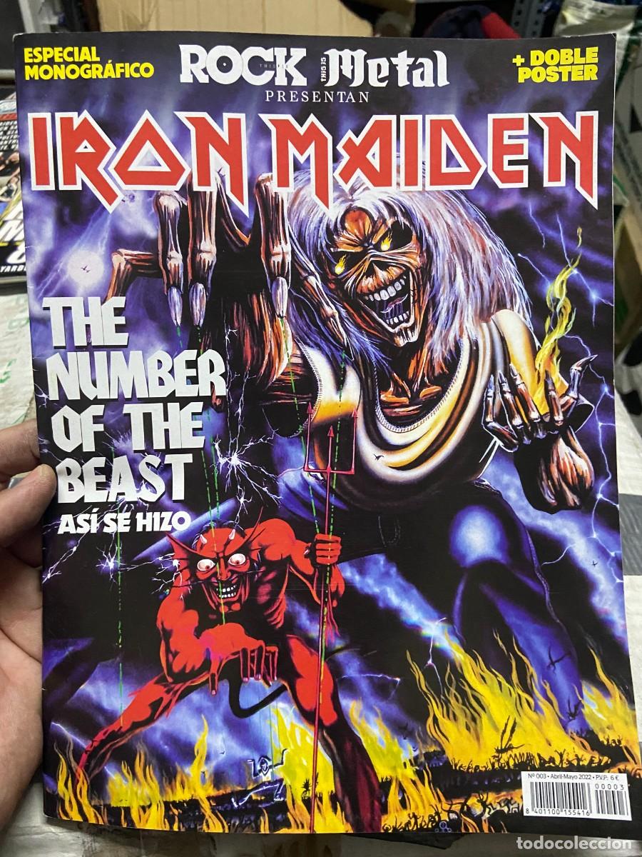 Revistas de m&uacute;sica: REVISTA MUSICA ROCK THIS IS METAL IRON MAIDEN ESPECIAL MONOGRAFICO POSTER THE NUMBER OF THE BEAST