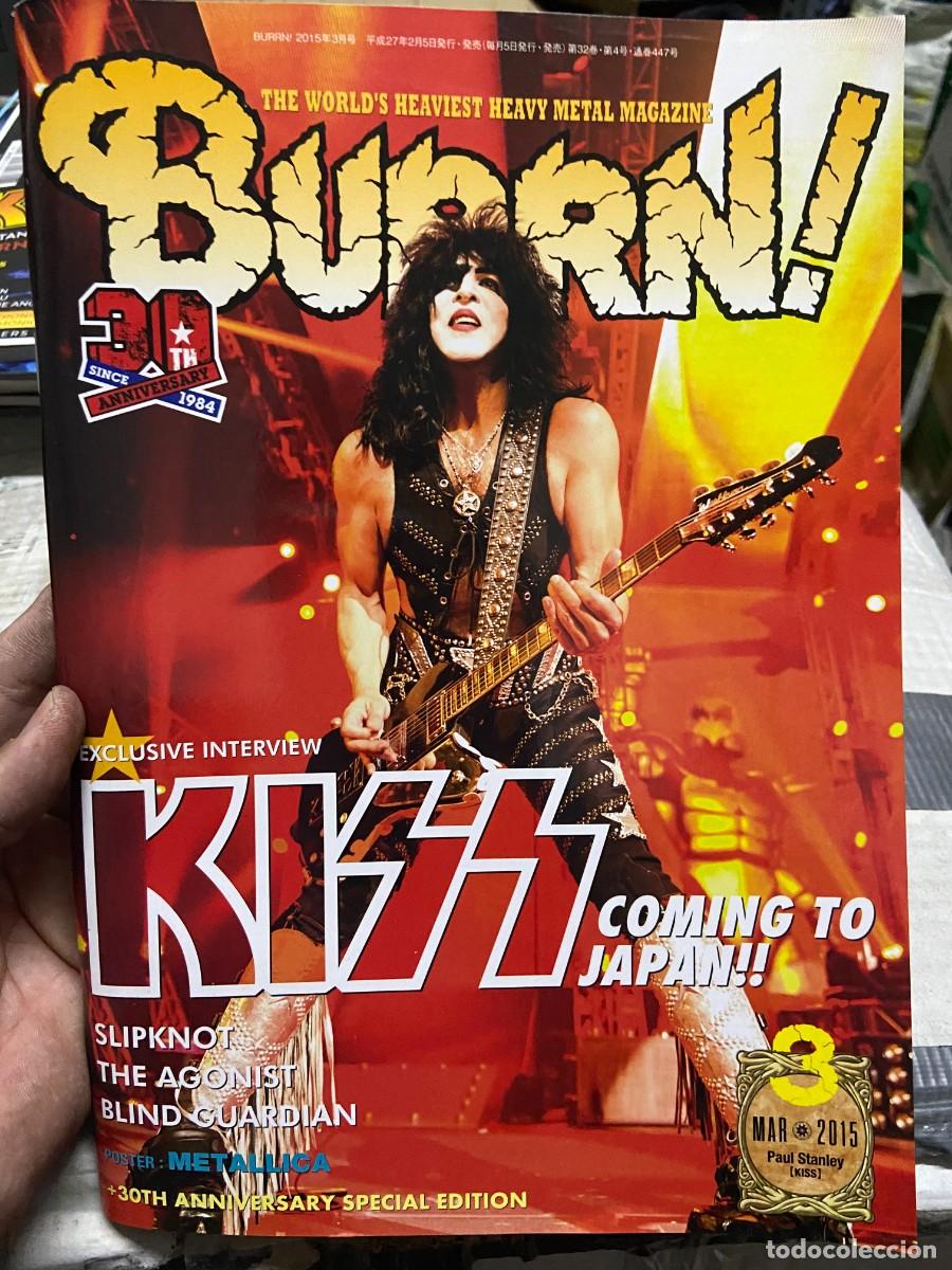 Music magazines: REVISTA BURRN! KISS COMING TO JAPAN 2015 ROCK HEAVY