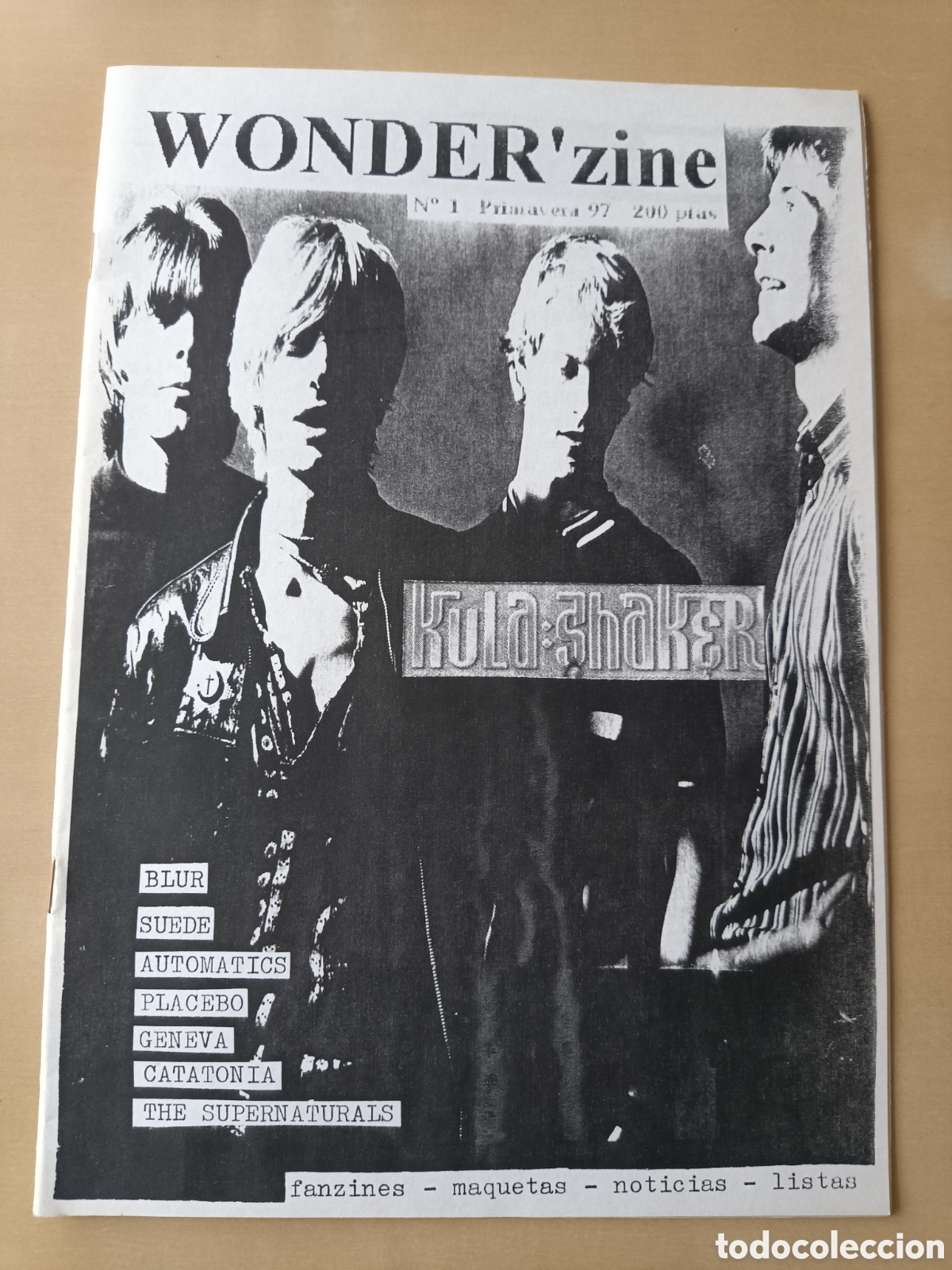 Music magazines: FANZINE WONDER 'ZINE N&deg; 1 PRIMAVERA 97 KULA SHAKER BLUR SUEDE AUTOMATICS PLACEBO