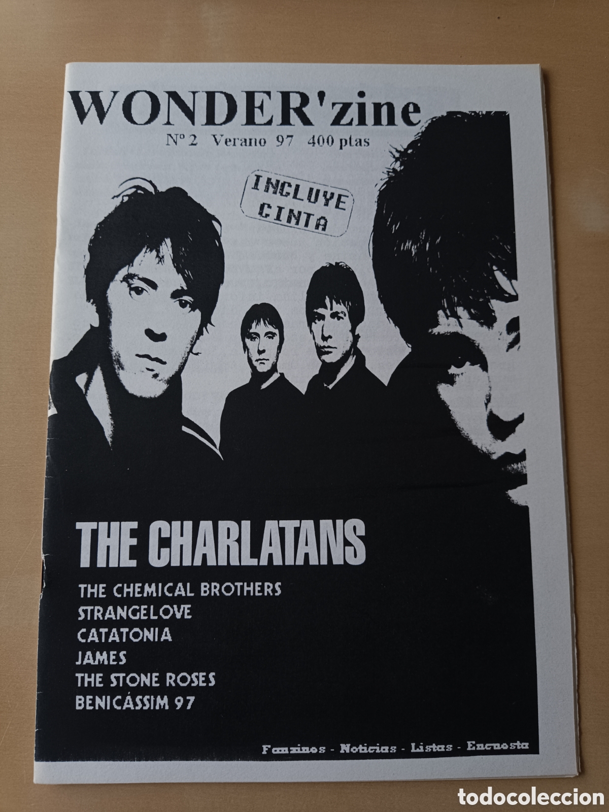 Music magazines: FANZINE WONDER 'ZINE N&deg; 2 VERANO 97 THE CHARLATANS THE STONE ROSES BENICASSIM STRANGELOVE