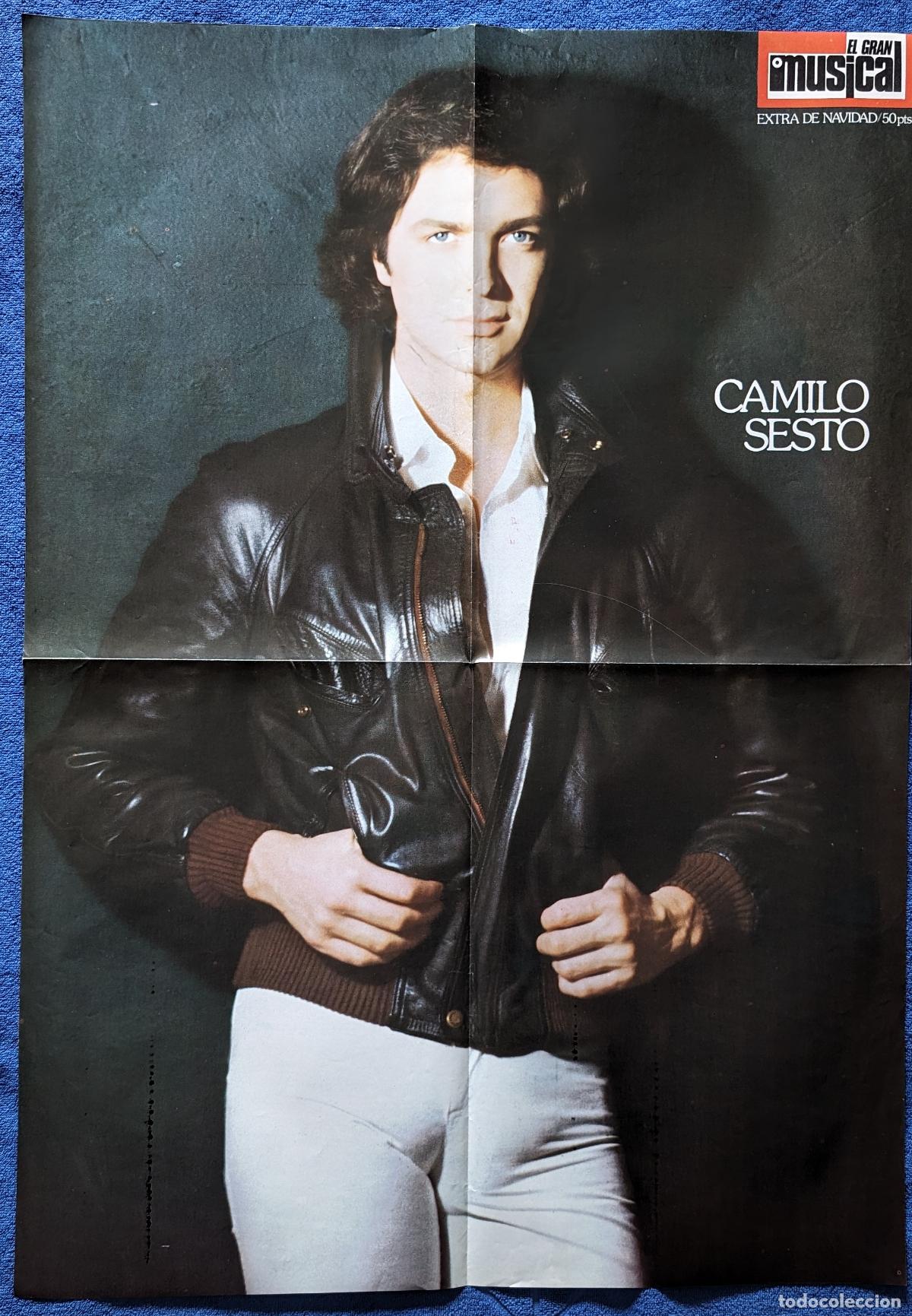 Magazines de musique: Camilo Sesto - Poster El Gran Musical - Poster Gigante &iexcl;Raro!