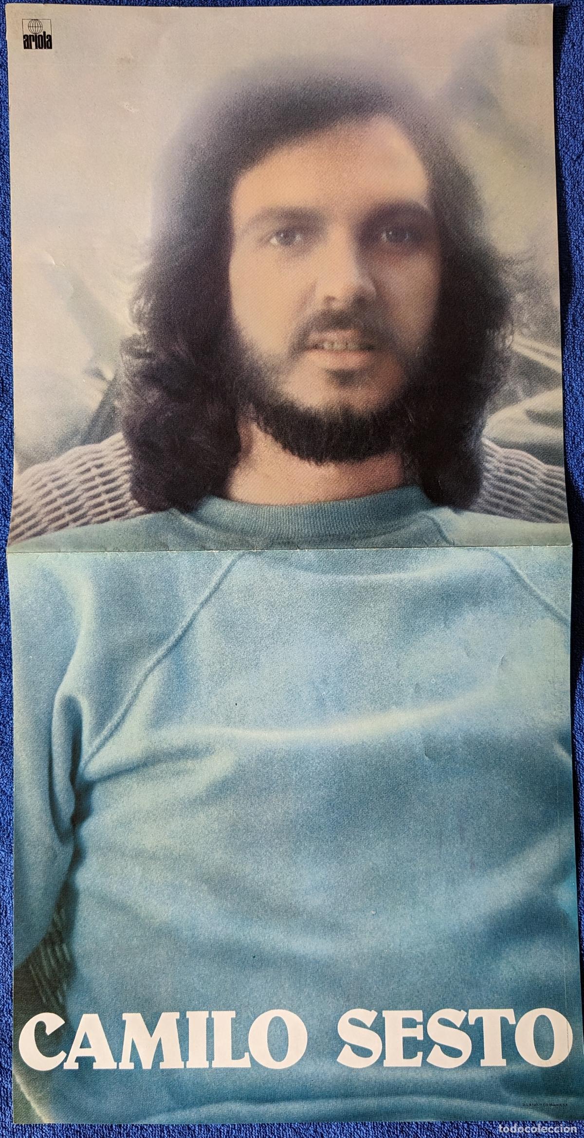Magazines de musique: Camilo Sesto - Poster Ariola &iexcl;Raro!