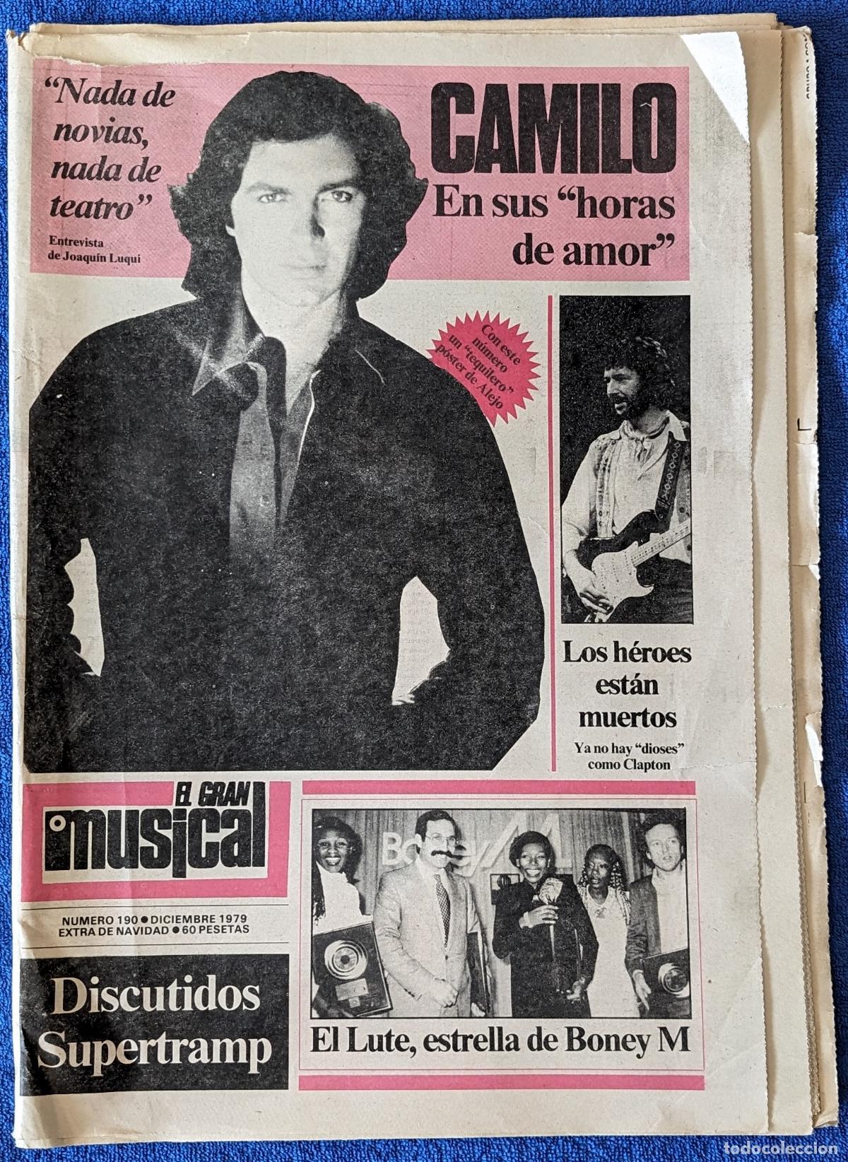 Magazines de musique: El Gran Musical n&ordm; 190 - Extra de Navidad - Camilo Sesto - Diciembre (1979) &iexcl;Raro!