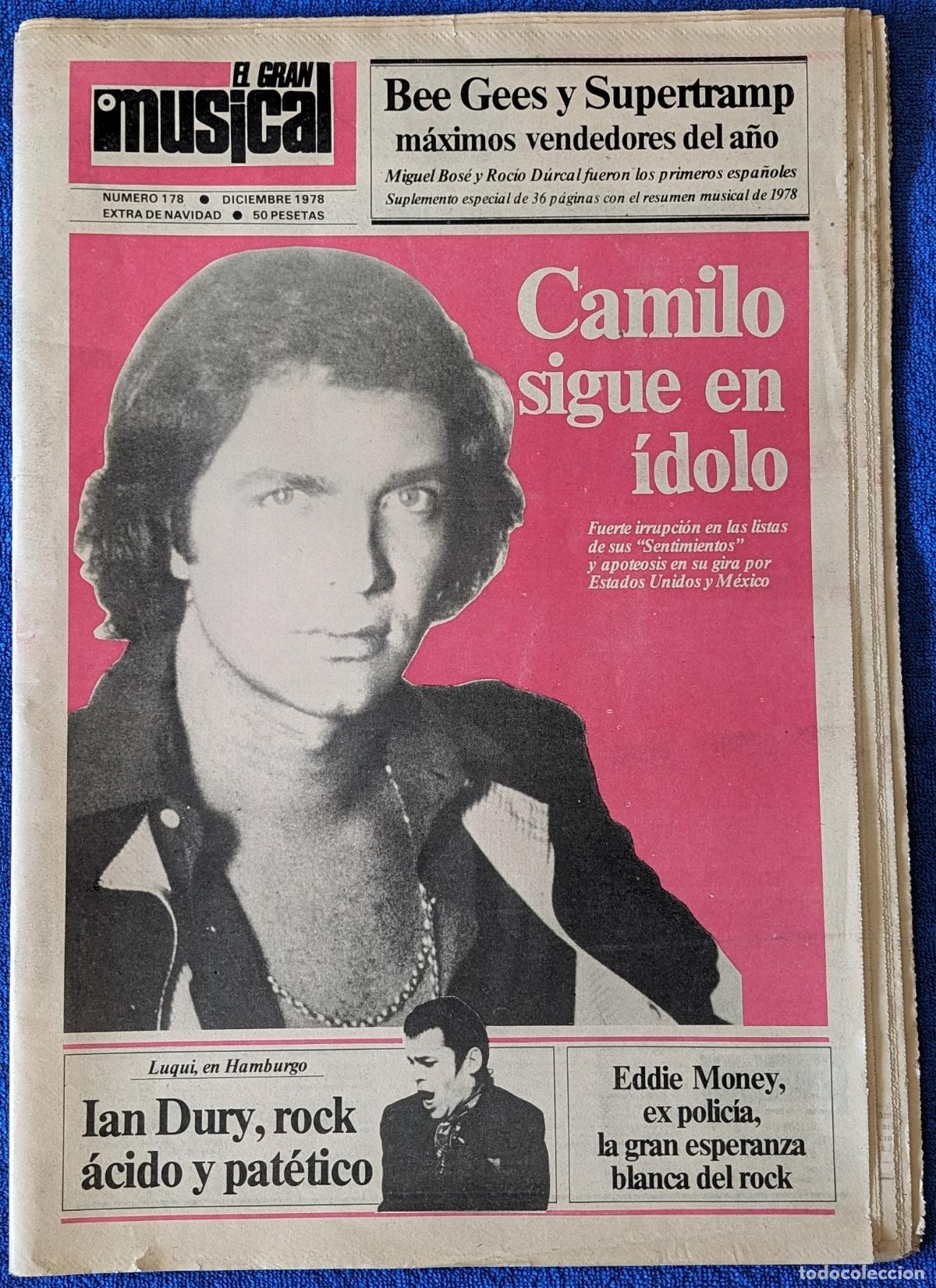 Magazines de musique: El Gran Musical n&ordm; 178 - Extra de Navidad - Camilo Sesto - Diciembre (1978) &iexcl;Raro!