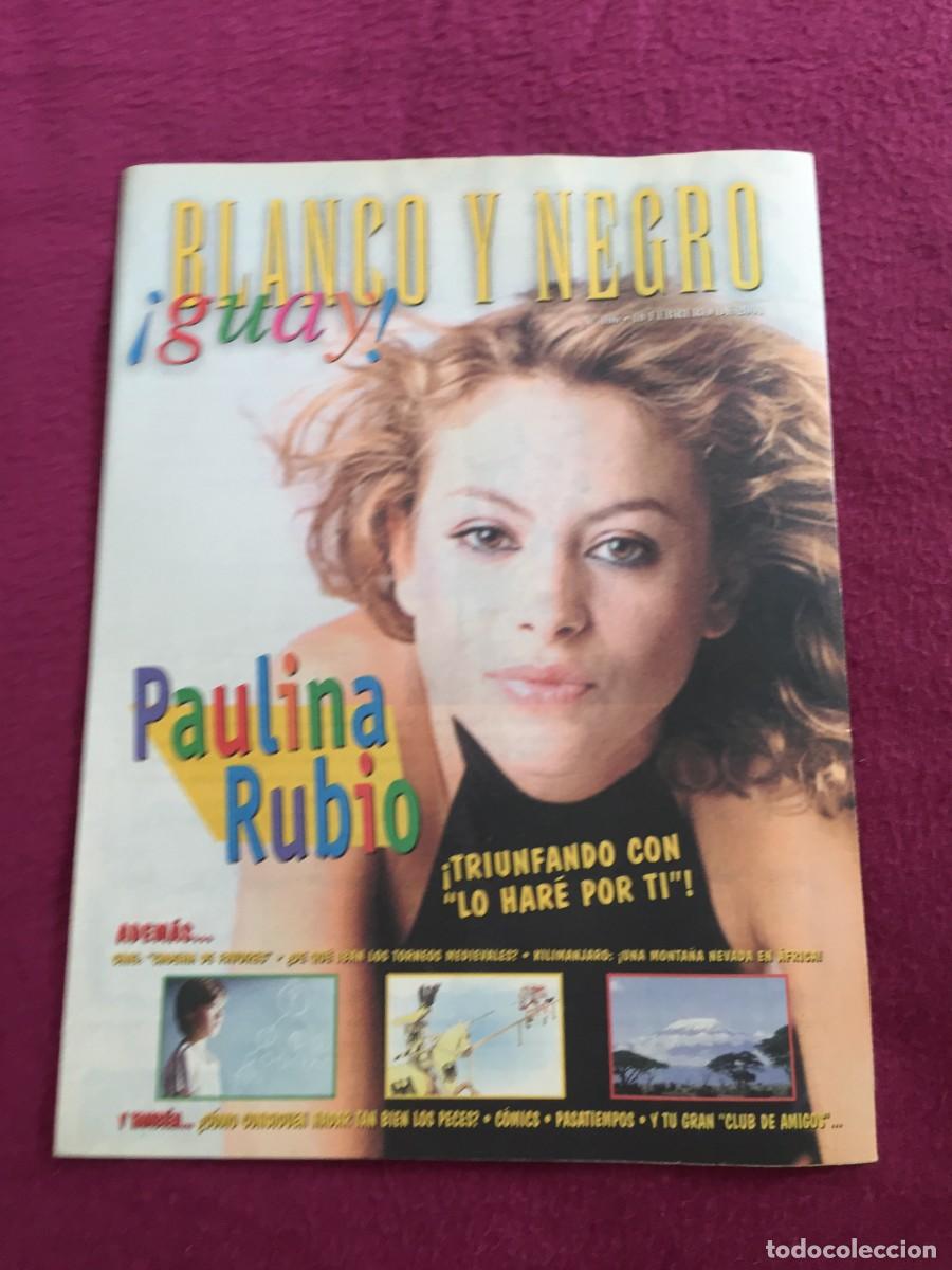 Magazines de musique: REVISTA BLANCO Y NEGRO GUAY N&ordm; 106 --2001 -- PAULINA RUBIO