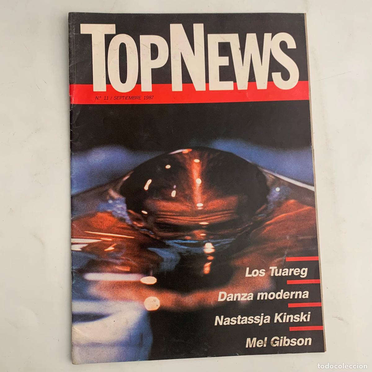 Magazines de musique: Revista TOP NEWS n&ordm; 11 SEPTIEMBRE 1987