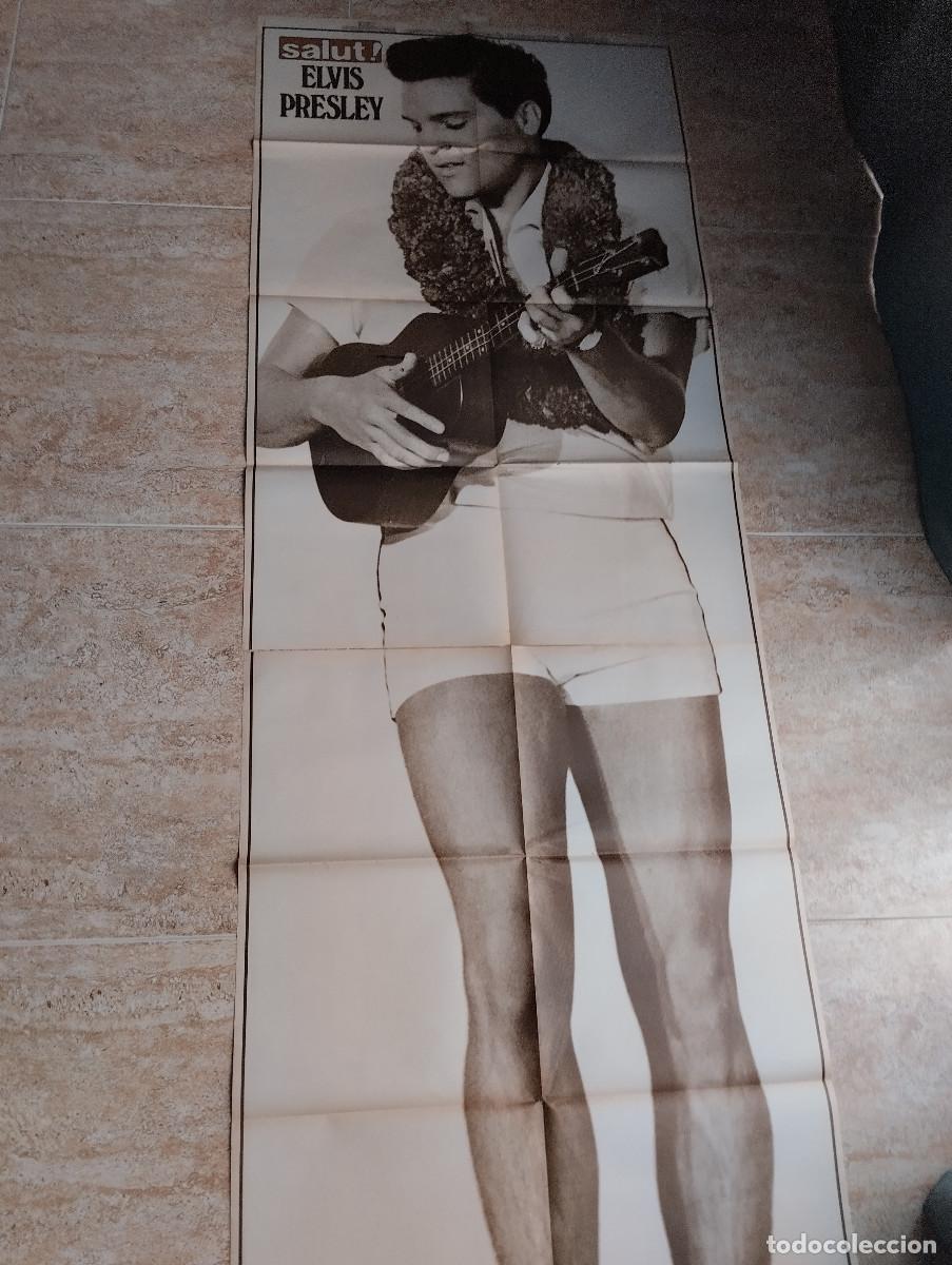 Magazines de musique: POSTER ELVIS PRESLEY STORY 90X57CM SALUT